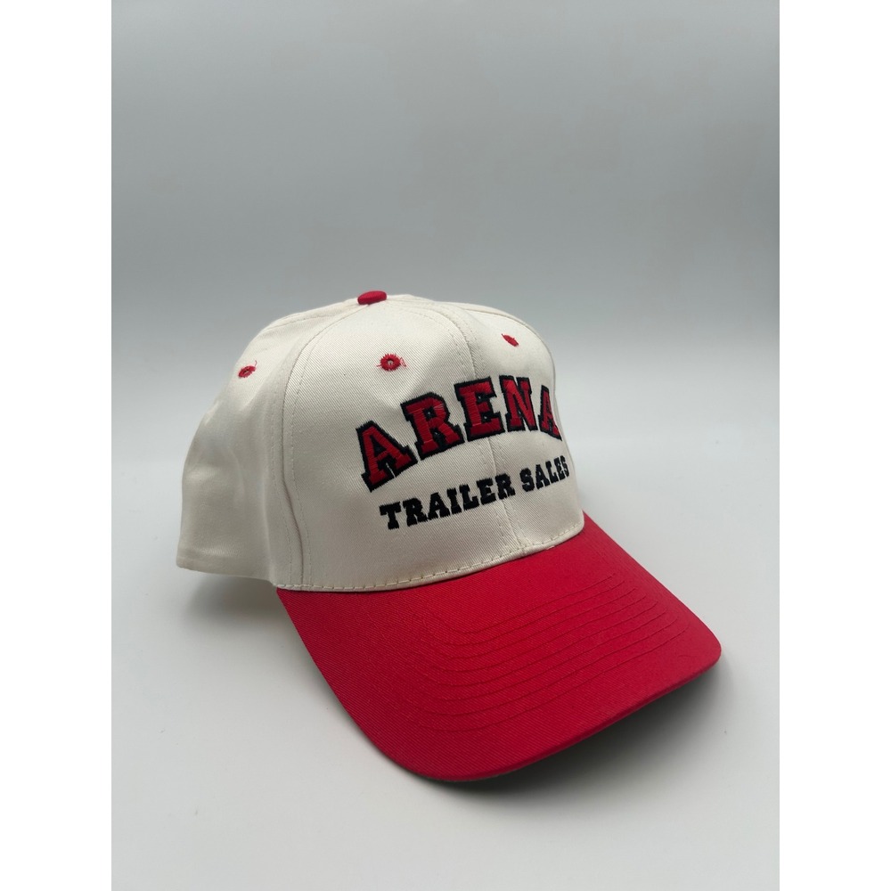 Cobra Arena Trailer Sales Hat Cannon Falls MN Vintage Snapback Red White Cap